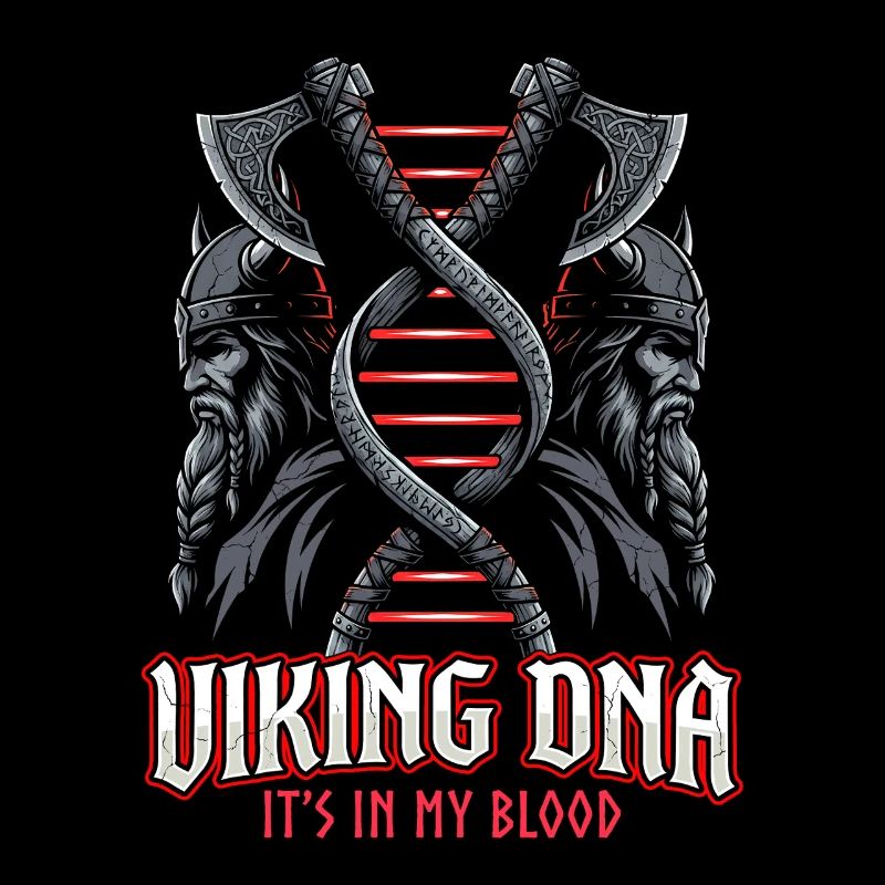 Symbole de hache à ADN viking – C’est dans le sang