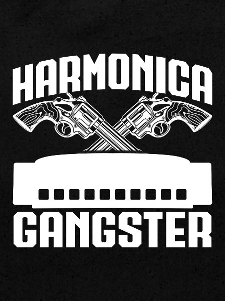 Harmonica Musican Gangster Harmonica