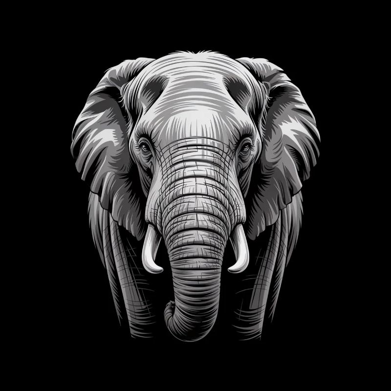 Elefantenkopf Elefant