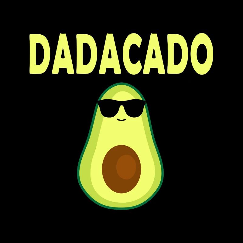 DADACADO Avocado mit Sonnenbrille