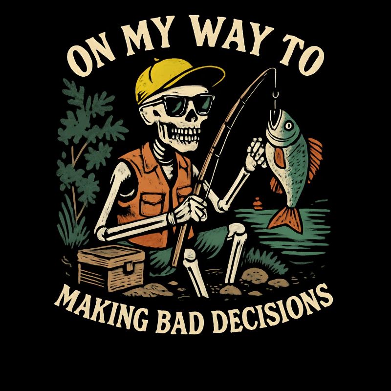 Humour de pêche en route vers de mauvaises décisions