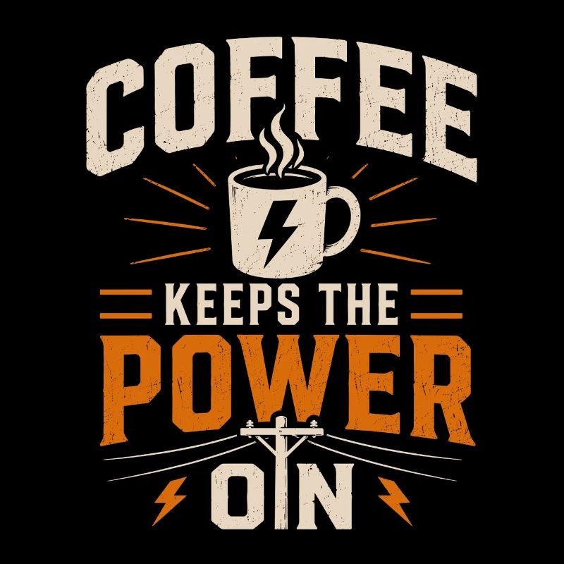 Coffee keeps the power supply going