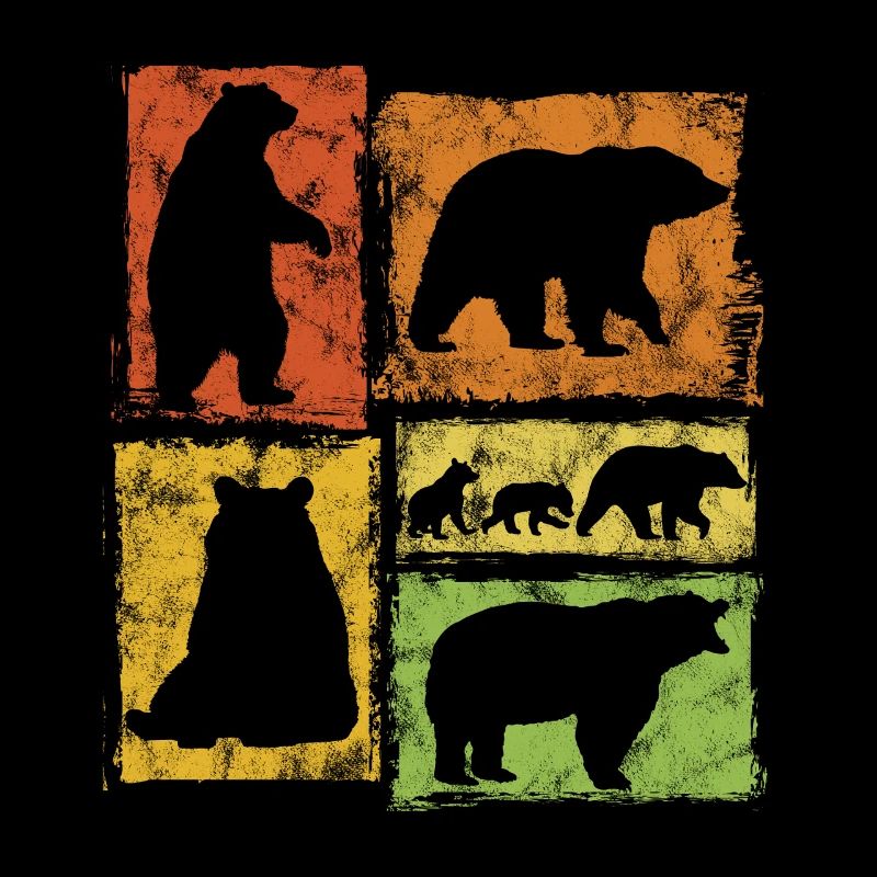 Graphisme vintage des Bears