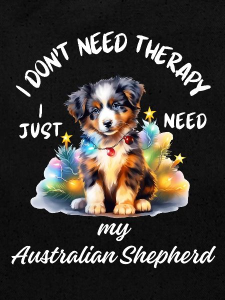 Weihnachts-Australian Shepherd-Welpe