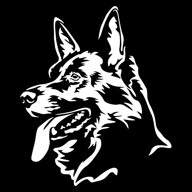 Deutscher SchäferhundKopf "Black Edition"