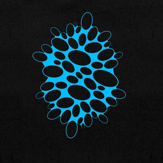 T-shirt coussin de mode miroir de sorcière Halloween bleu