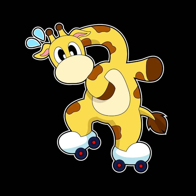 Giraffe Roller Skates Inline Skating