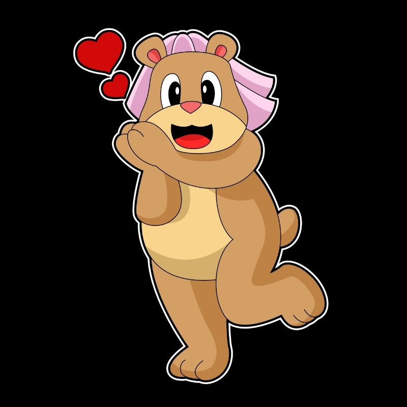 Bear Bride Veil Wedding