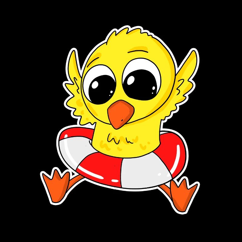 Duck bathing duck bathing