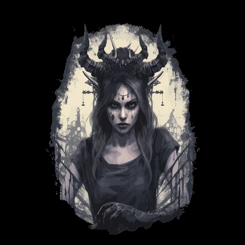 Seduction Girl Devil Evil Goth Gothic Dark