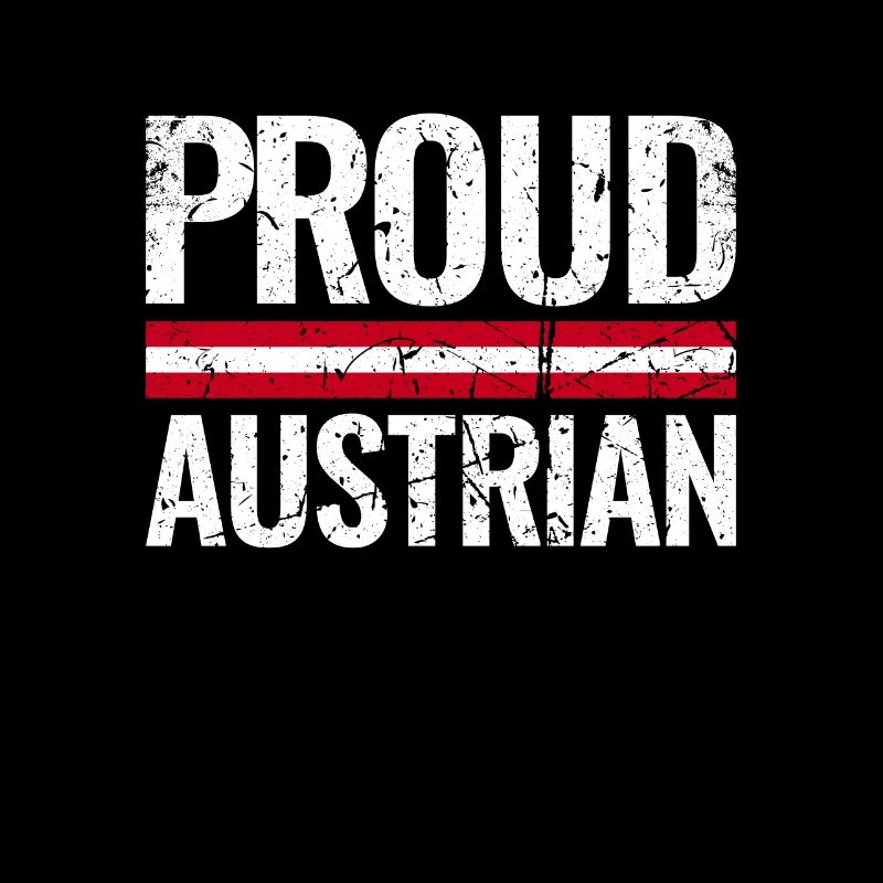 Proud Austrian Austria Flag Austrian