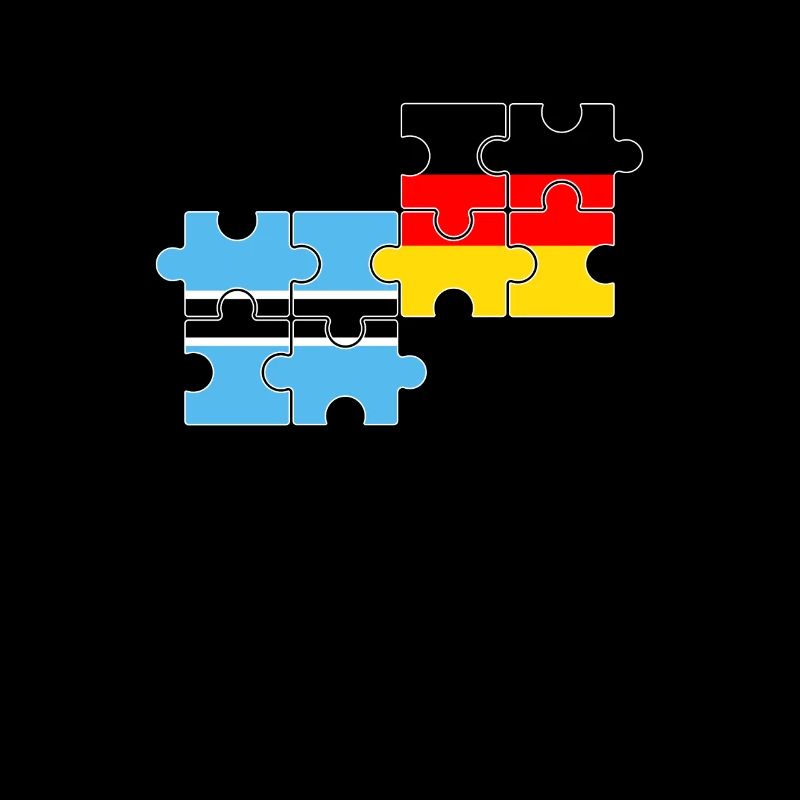 Botswana Germany Flag German Botswana