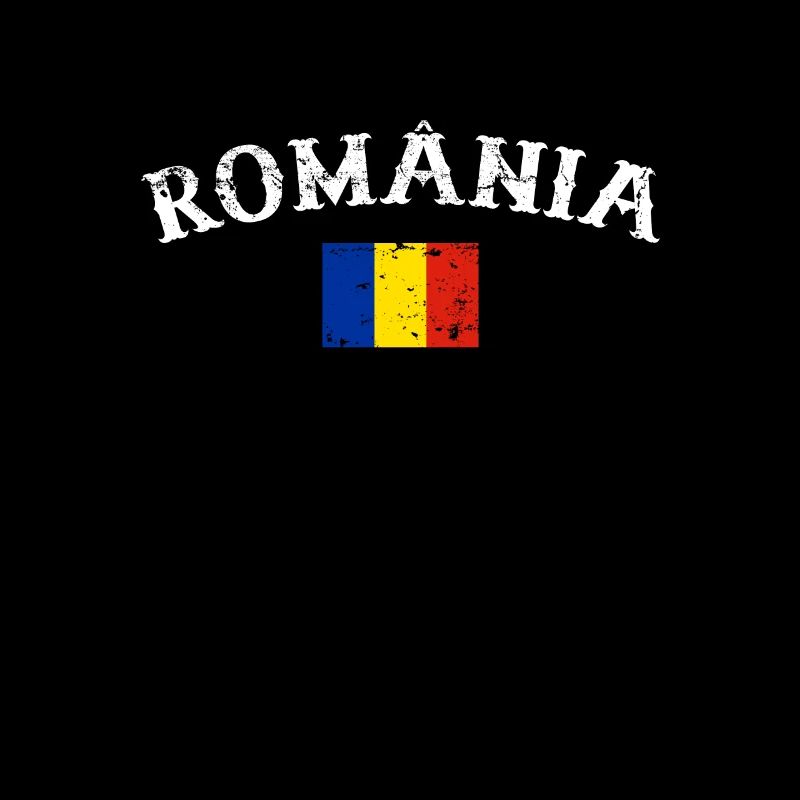 România Vintage Roumain Roumain Drapeau Roumain