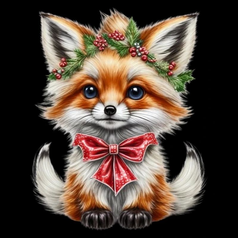 Christmas fox