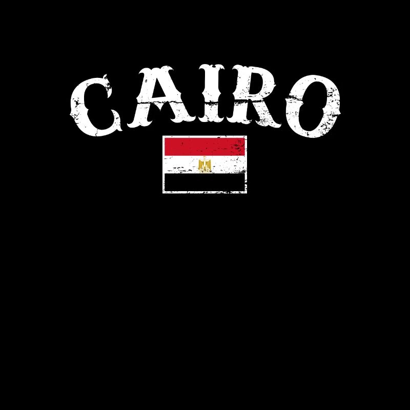 Le Caire Vintage Egypte Egypte Egypte Drapeau Egyptien Egyptien