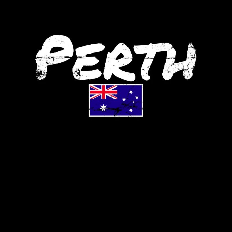 Perth Australie Vintage drapeau australien