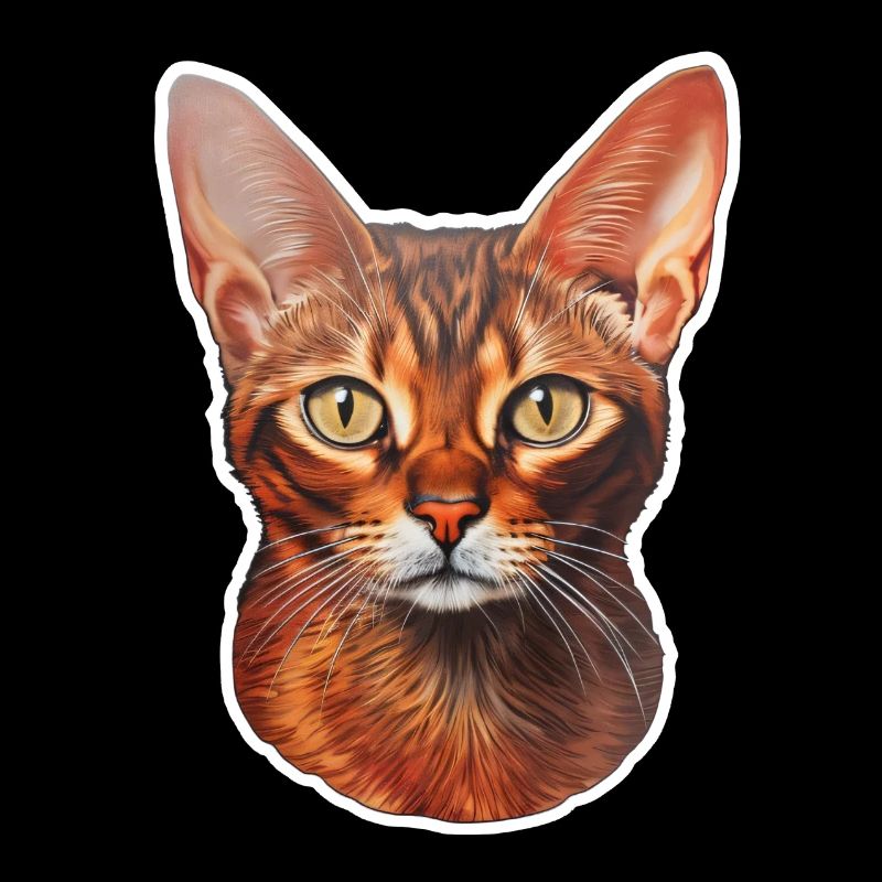 Tête de chat abyssin
