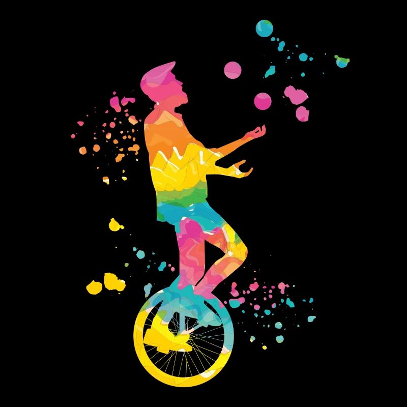 Einradfahrer Einradfahren Einrad