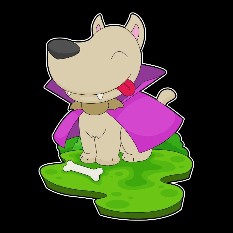 Dog Halloween Vampire
