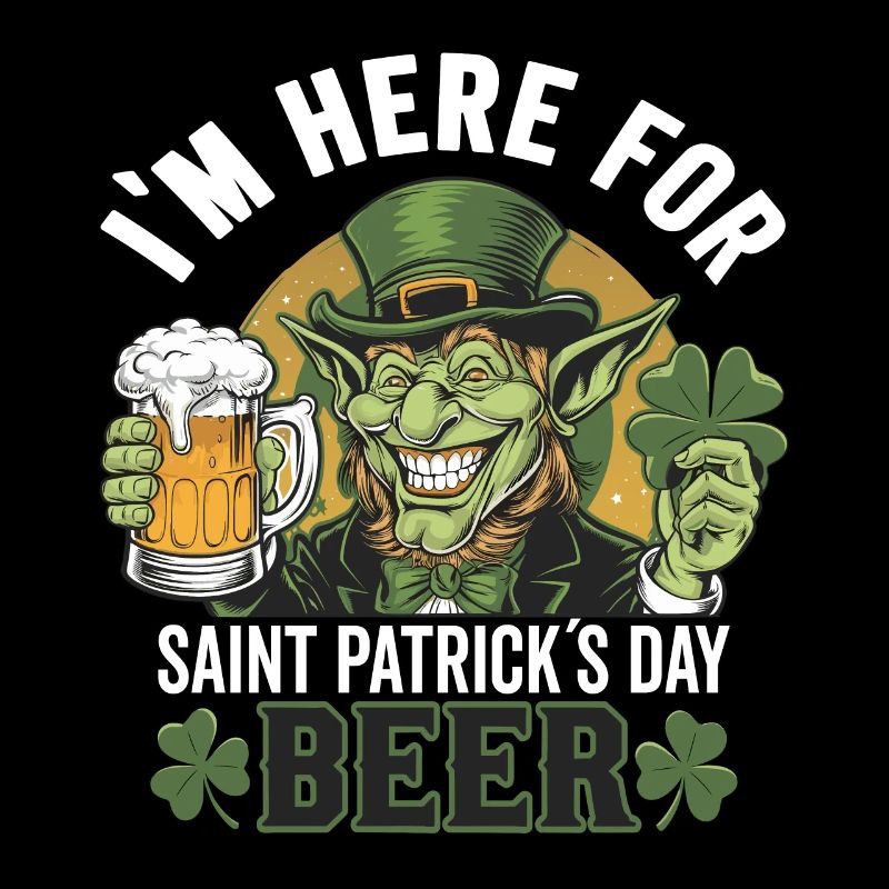 Saint-Patrick Bière Leprechaun Kobold Bier