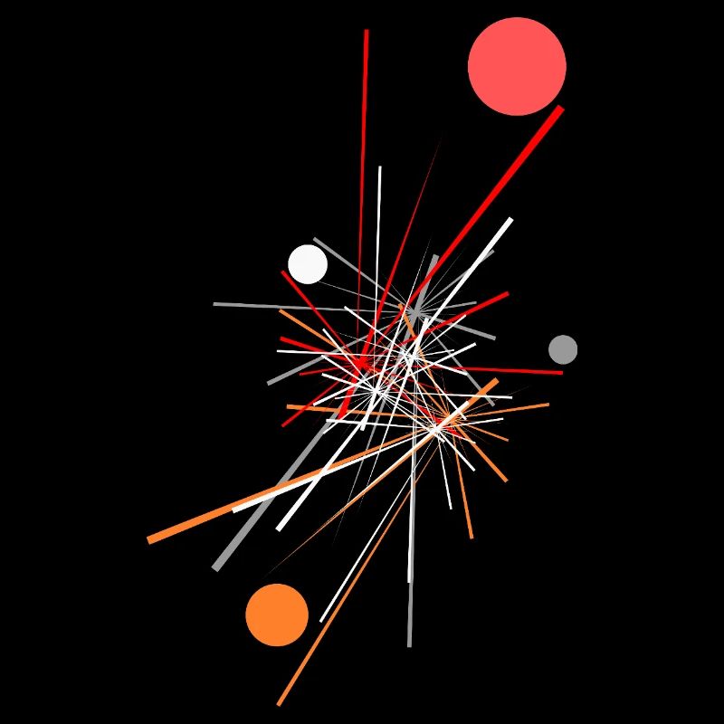 Multicolored Abstract Shards