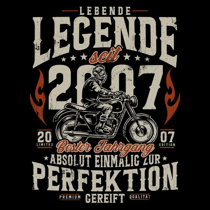 Lebende Legende 2007 Geburtstag Motorrad Geschenk