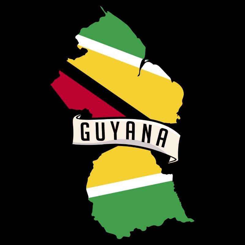 Guyana Flag Guyanais Guyanais