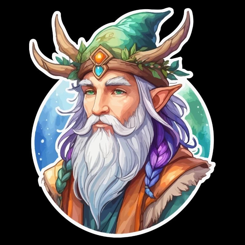 Druide Wasserfarben