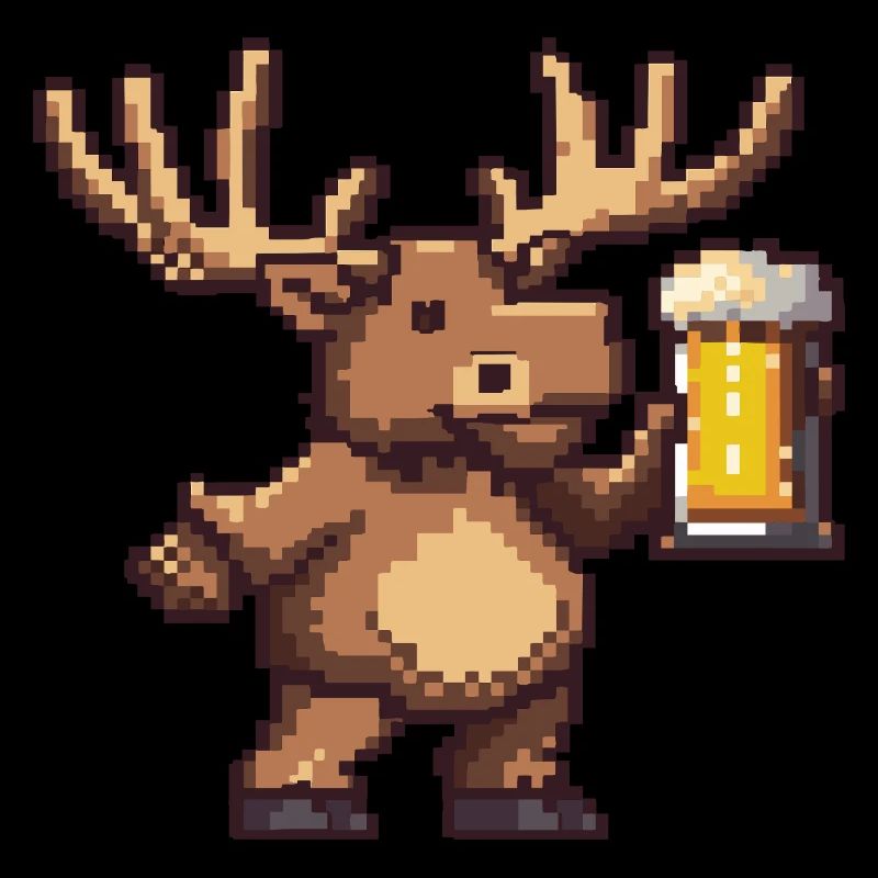 Moose Pixel Beer