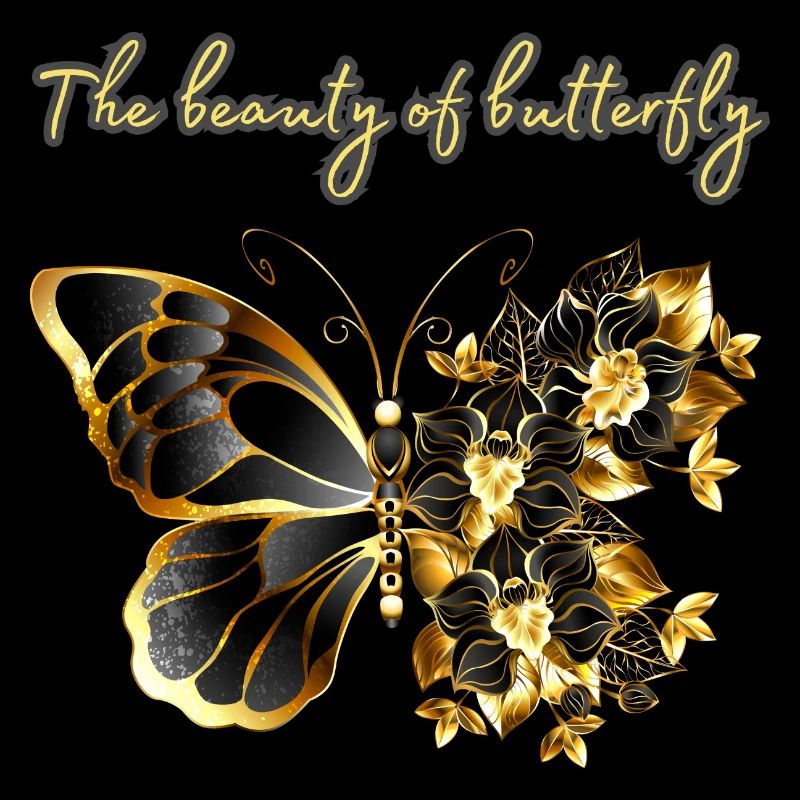 Papillon Fleur Art Papillon Graphique