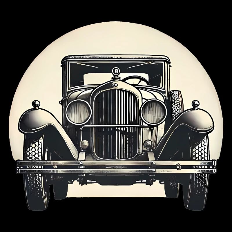 Klassischer Oldtimer Retro Design