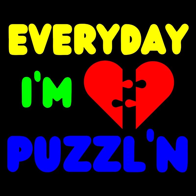 Tous les jours, je suis Puzzl’n Funny Puzzle Solver