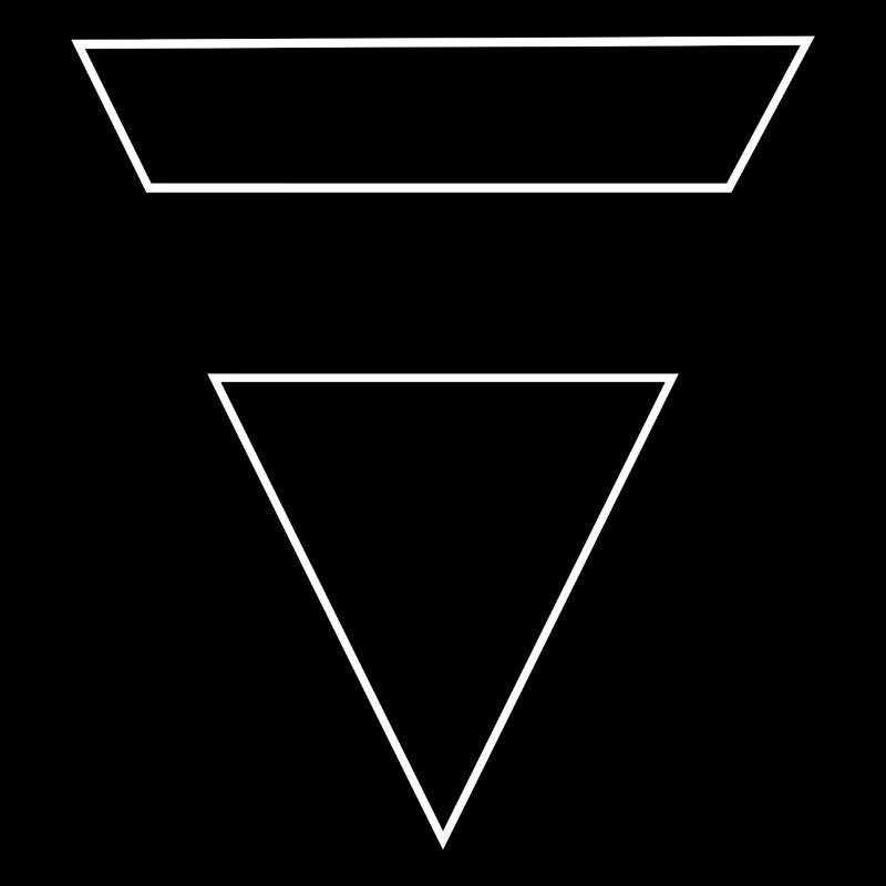 Forme de triangle de symbole