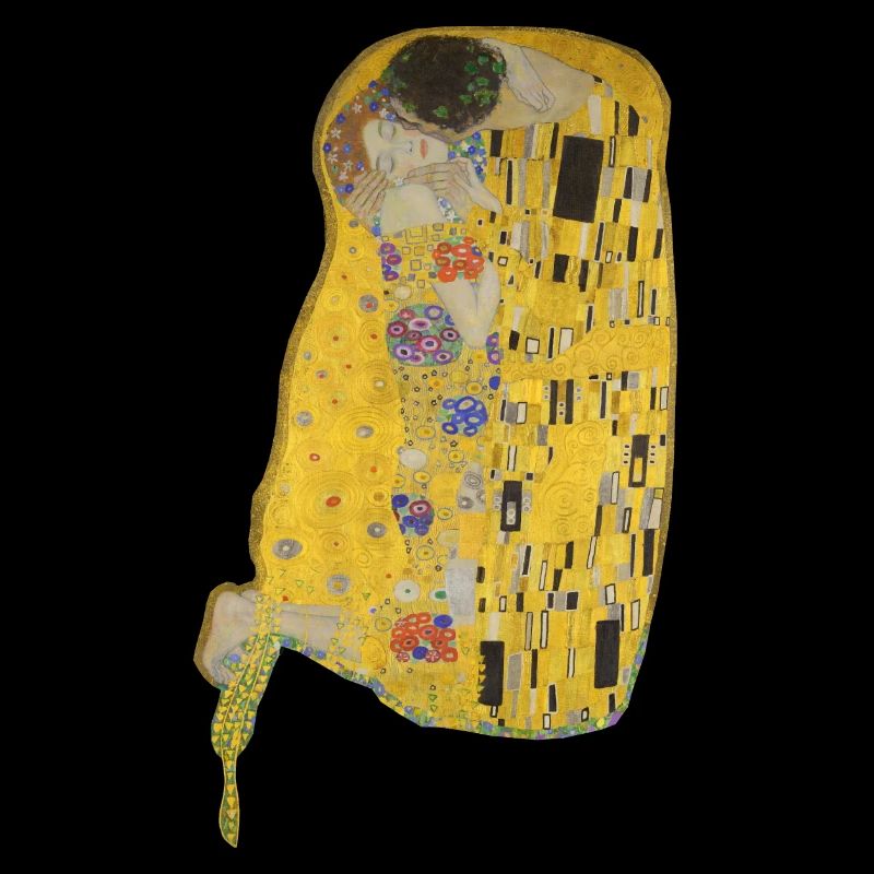 Gustav Klimt le baiser | Le baiser