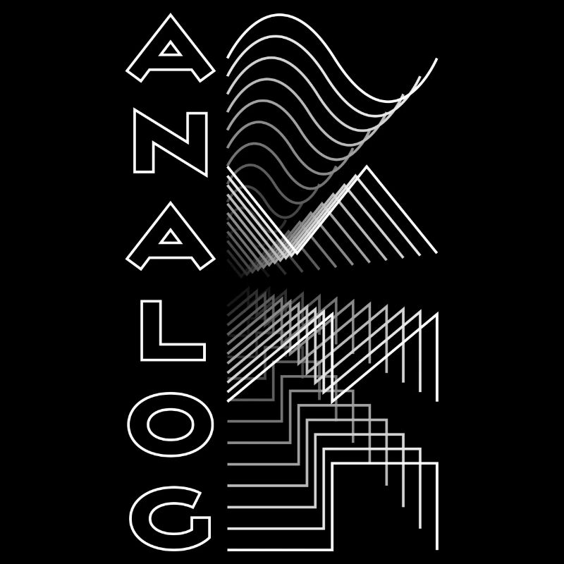 Analog Waveform Audio Digital Design Modular Gift