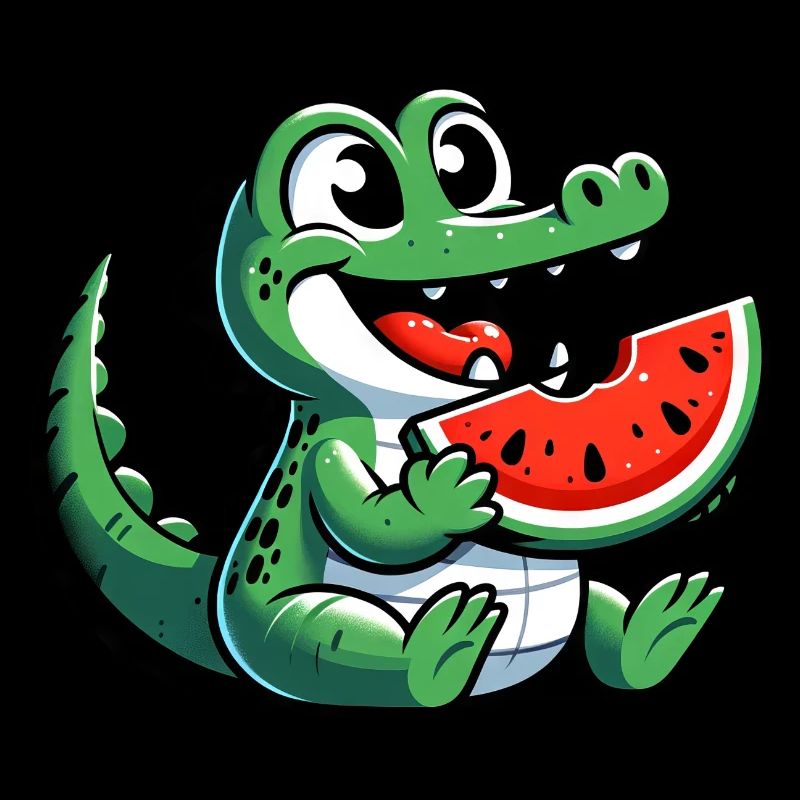 Crocodile Melon Pastèque Fruit Fruité