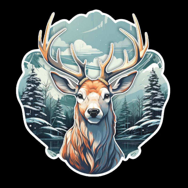 Wintertime Deer