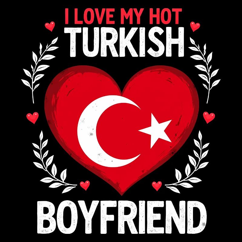 Turkish Relationship - Heart & Flag