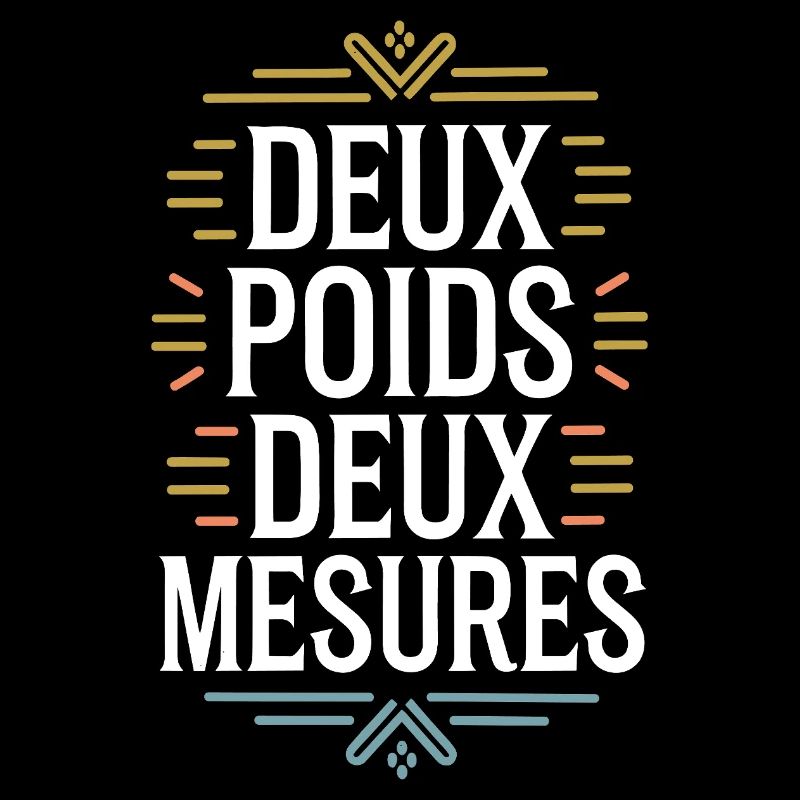 Deux poids deux mesures