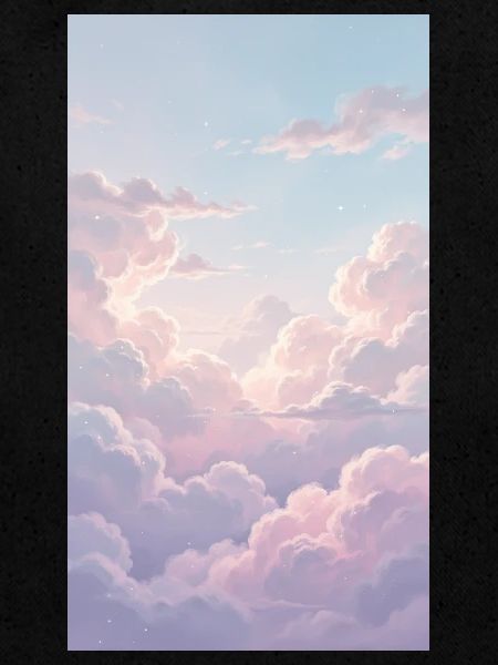 Background clouds Pink