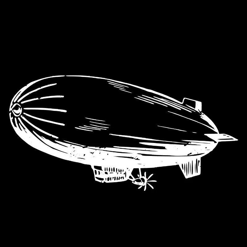 Silhouette d’un dirigeable – Stylé