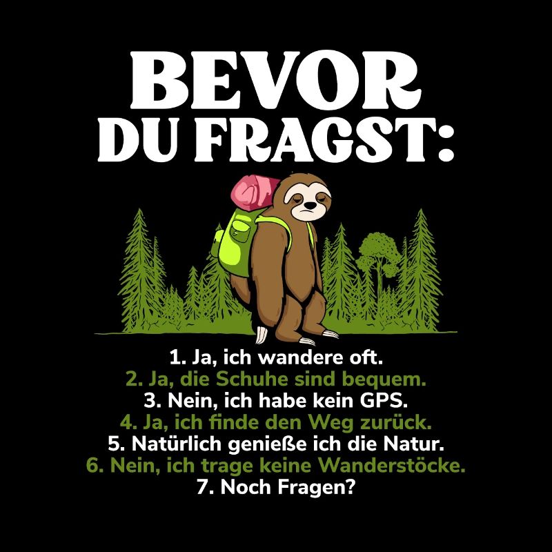 Bevor Du Fragst Wandern Wanderer