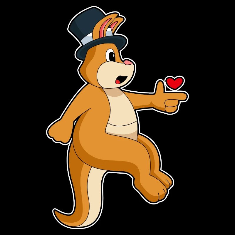 Kangaroo Groom Top Cylinder Wedding