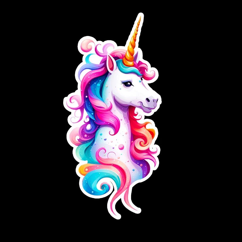 Regenbogen Einhorn 03