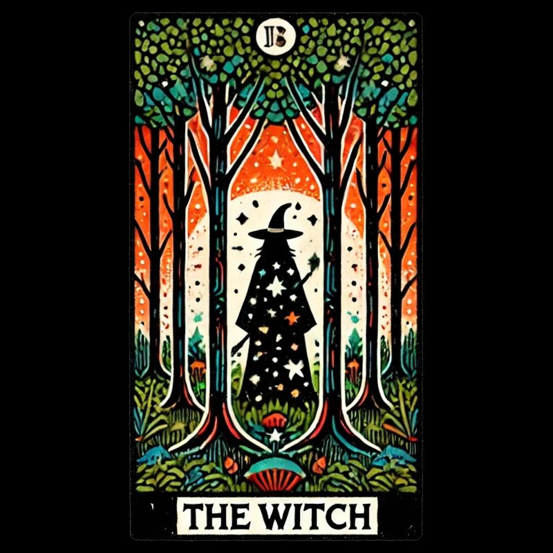 The Witch Tarot Card