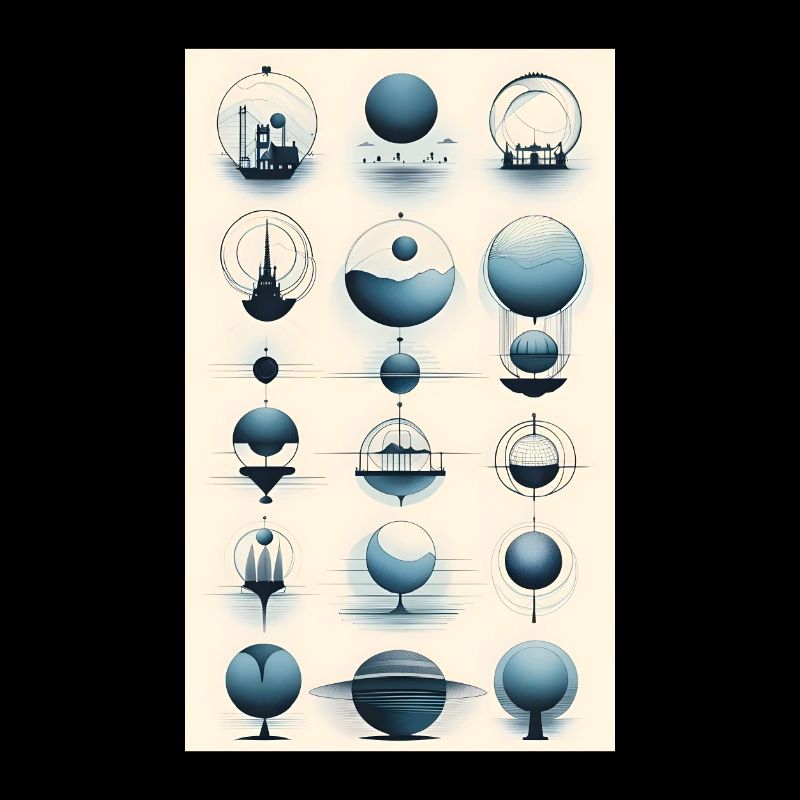 Versions des sphères géométriques