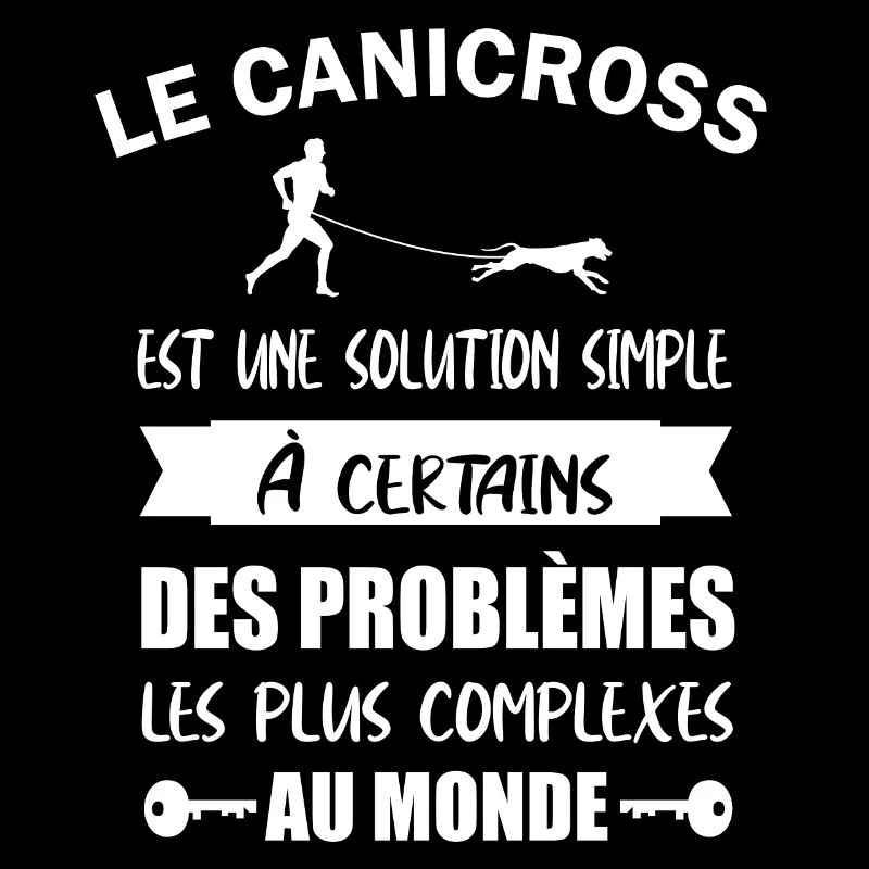 Le canicross est une solution simple t-shirt