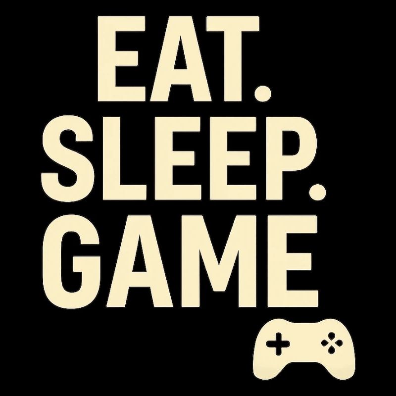 Manette de jeu Eat Sleep