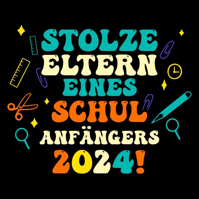 Eltern Schulkind Grundschule Erste Klasse Einschul