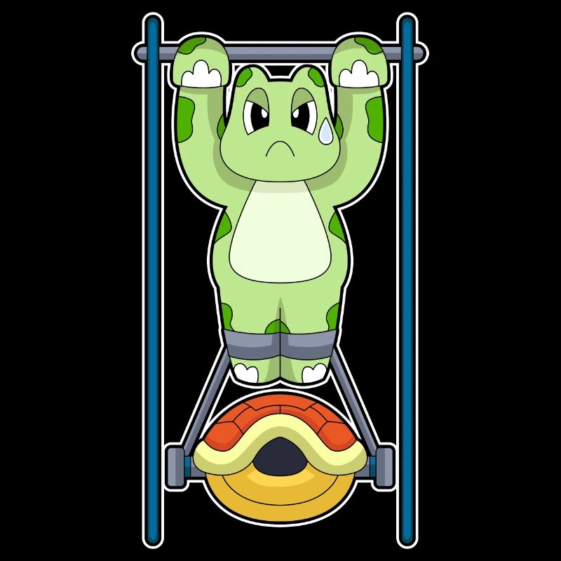 Turtle Bodybuilder Pull-ups Bodybuilding